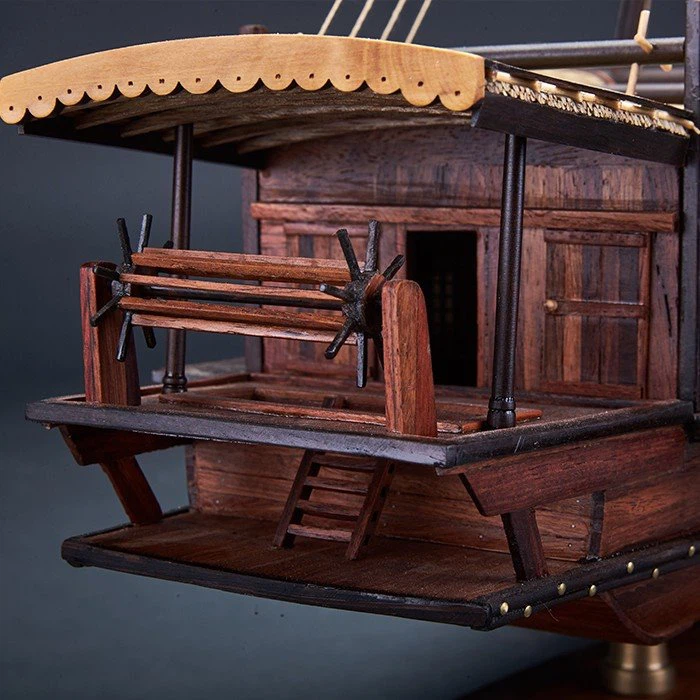 wooden ship model